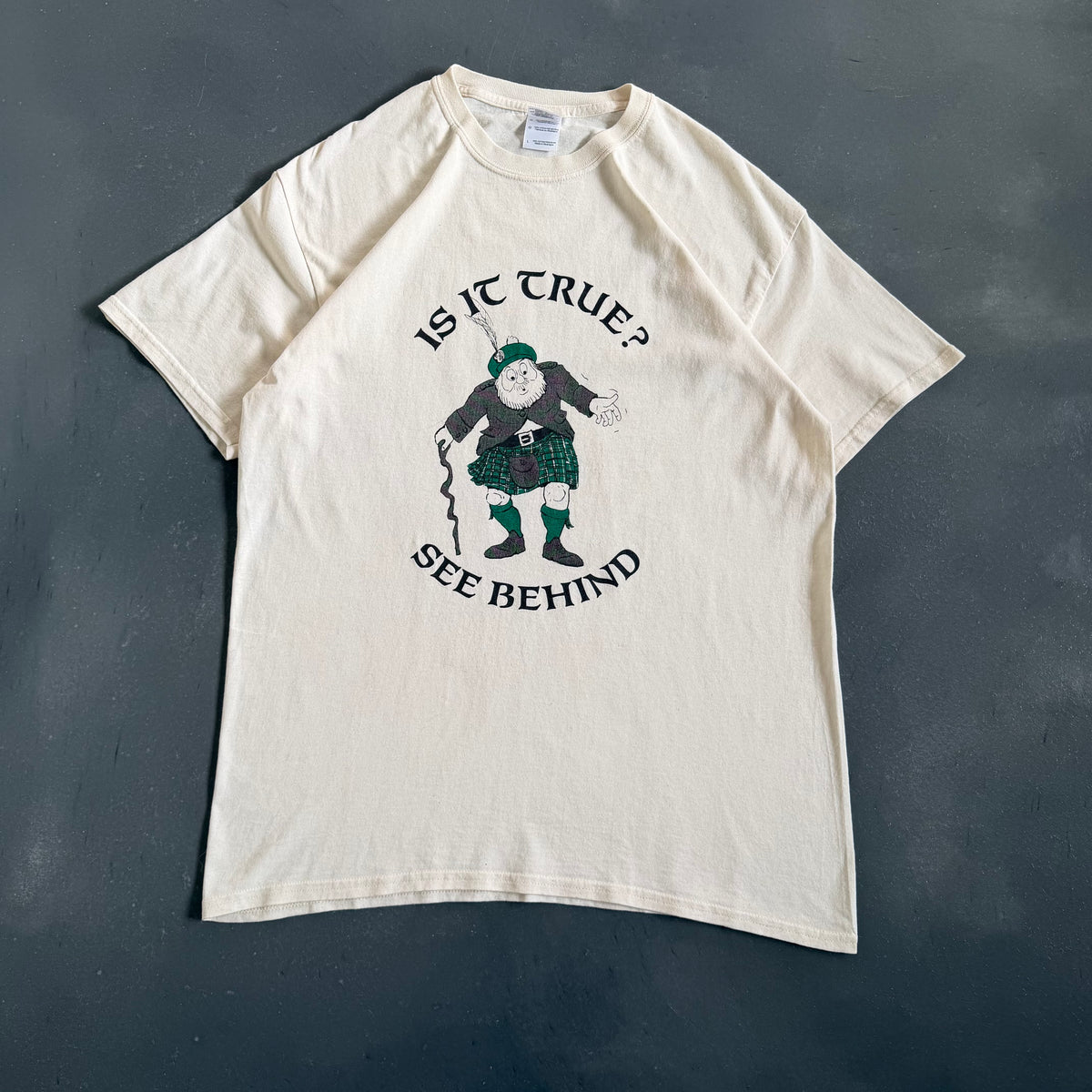 Vintage Scotland under Kilt Tee Size Large