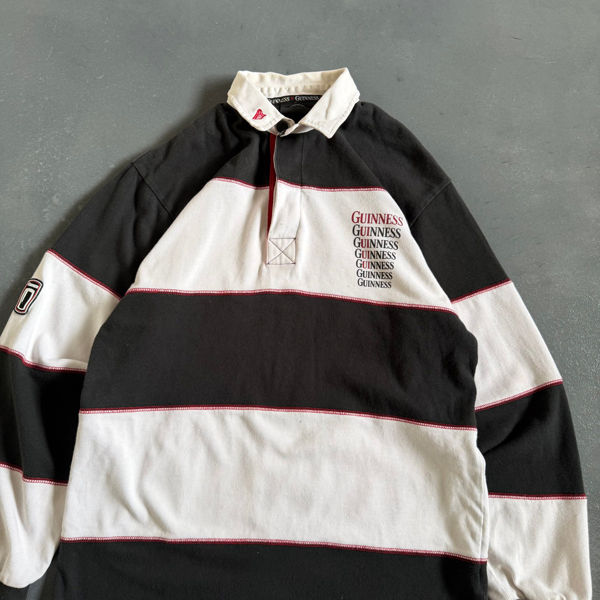 Vintage Guinness Rugby Shirt Size Small