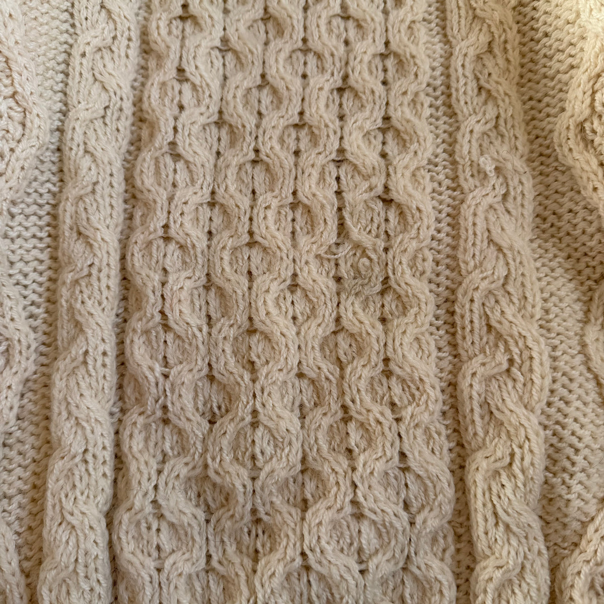 Vintage Irish Aran Geansaí WMNS S