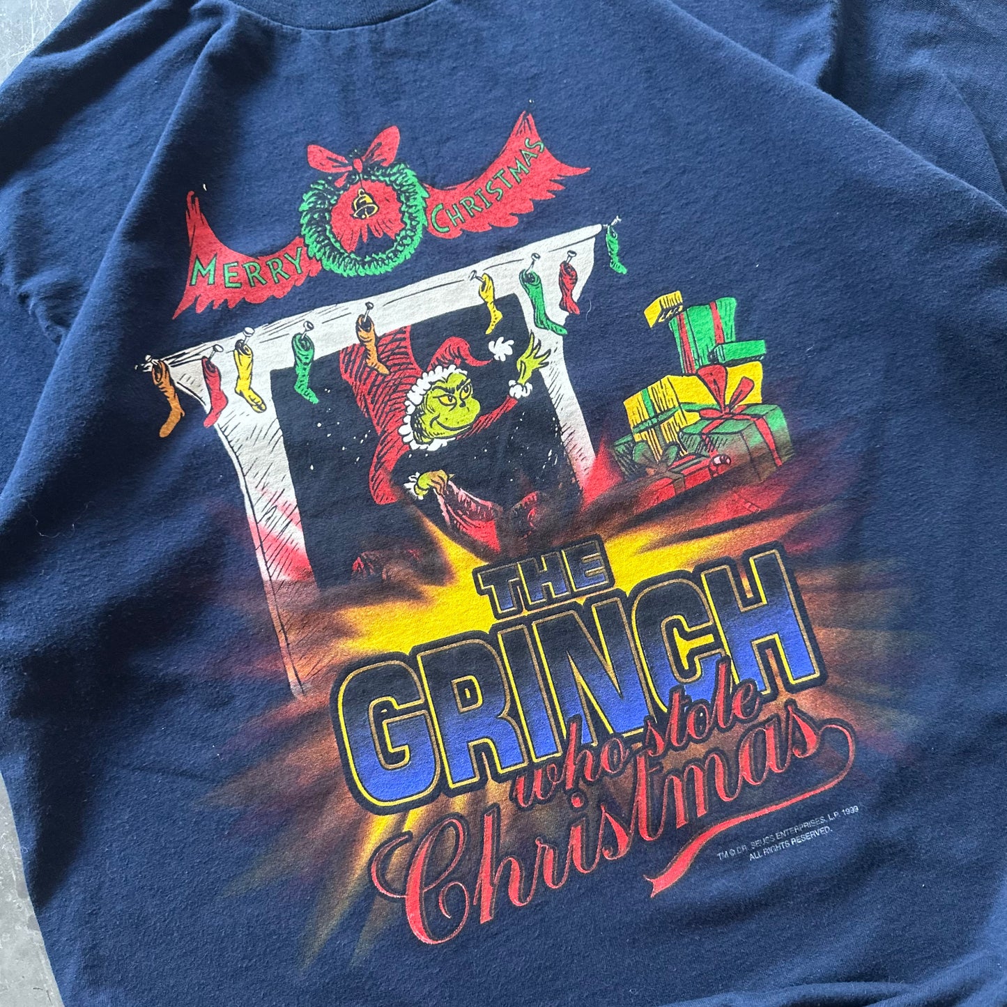 1999 How the Grinch Stole Christmas Tee XL