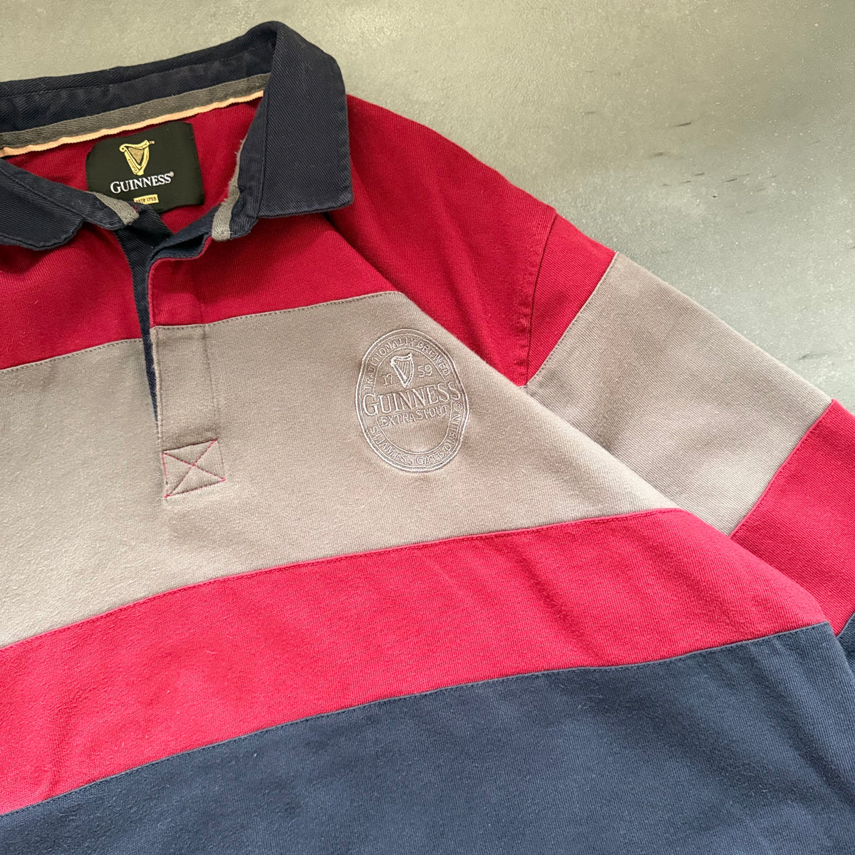 Vintage Guinness Rugby Shirt Size XL
