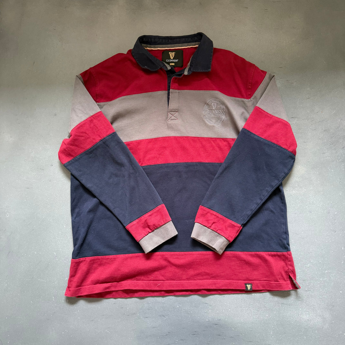 Vintage Guinness Rugby Shirt Size XL