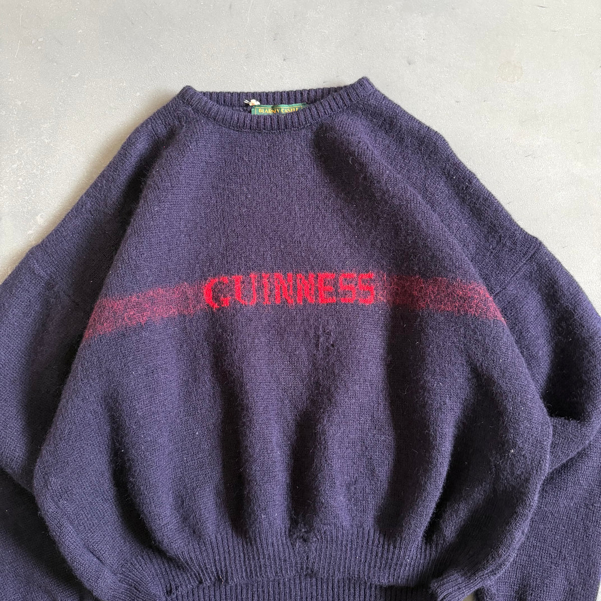 Vintage Guinness Wool Geansaí Size Boxy L