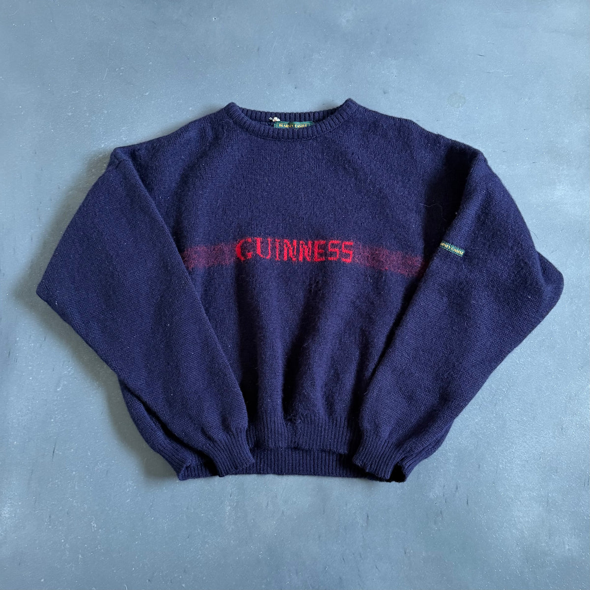 Vintage Guinness Wool Geansaí Size Boxy L