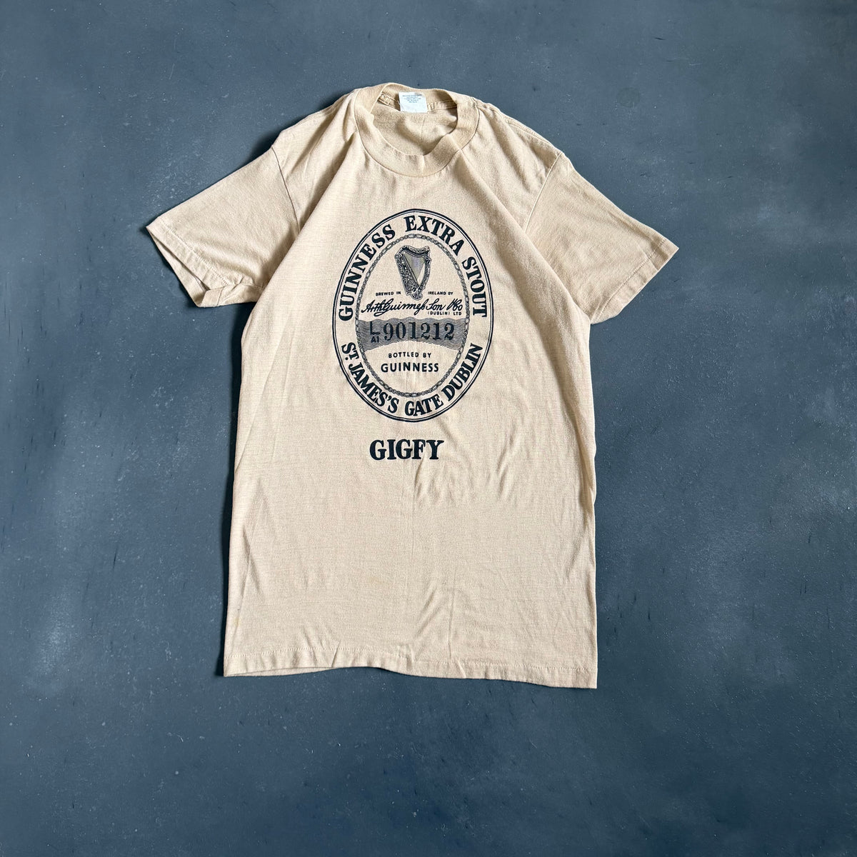 1980's Rare Guinness Stout Tee Size Small
