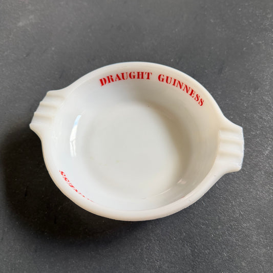 Vintage Guinness Glass Ashtray