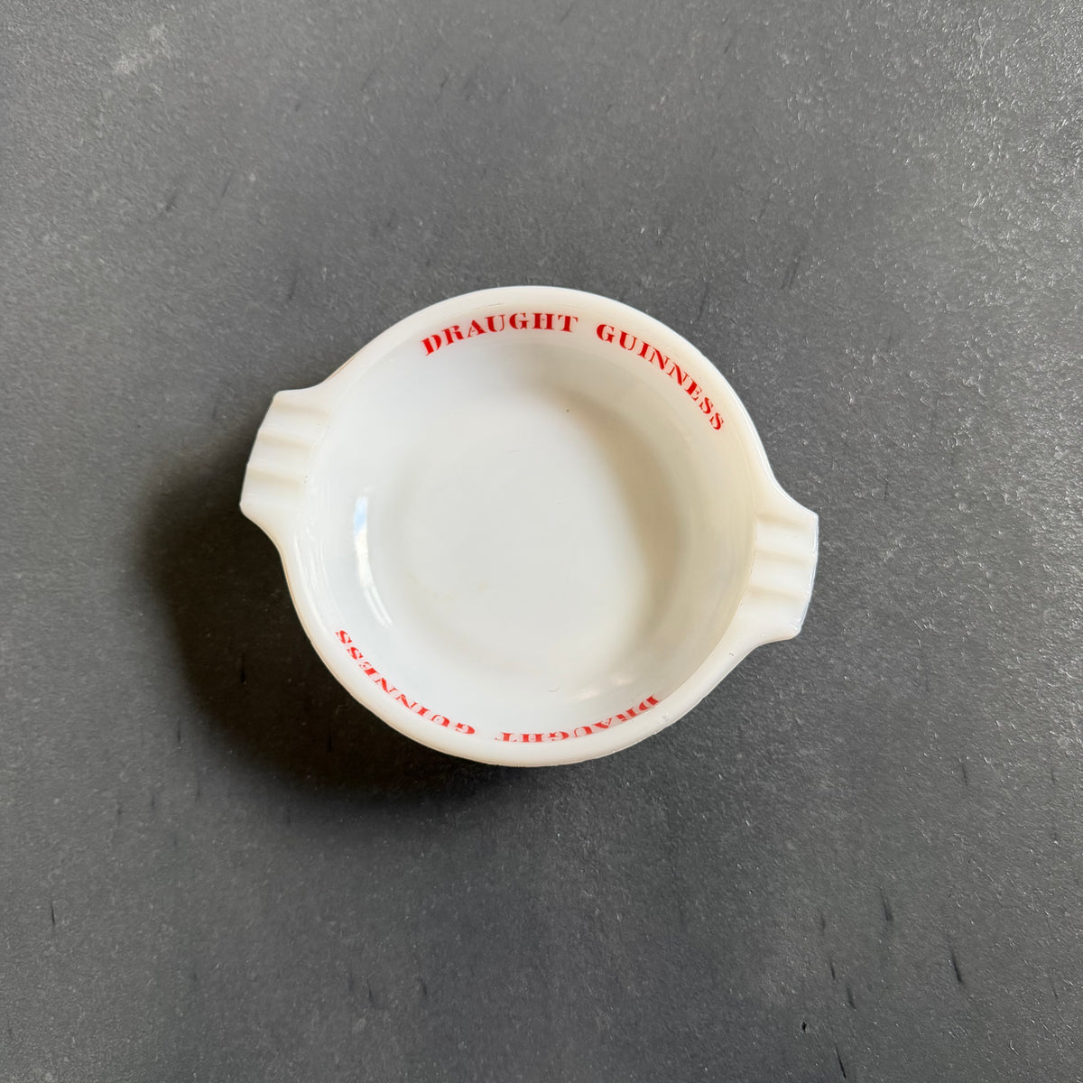 Vintage Guinness Glass Ashtray
