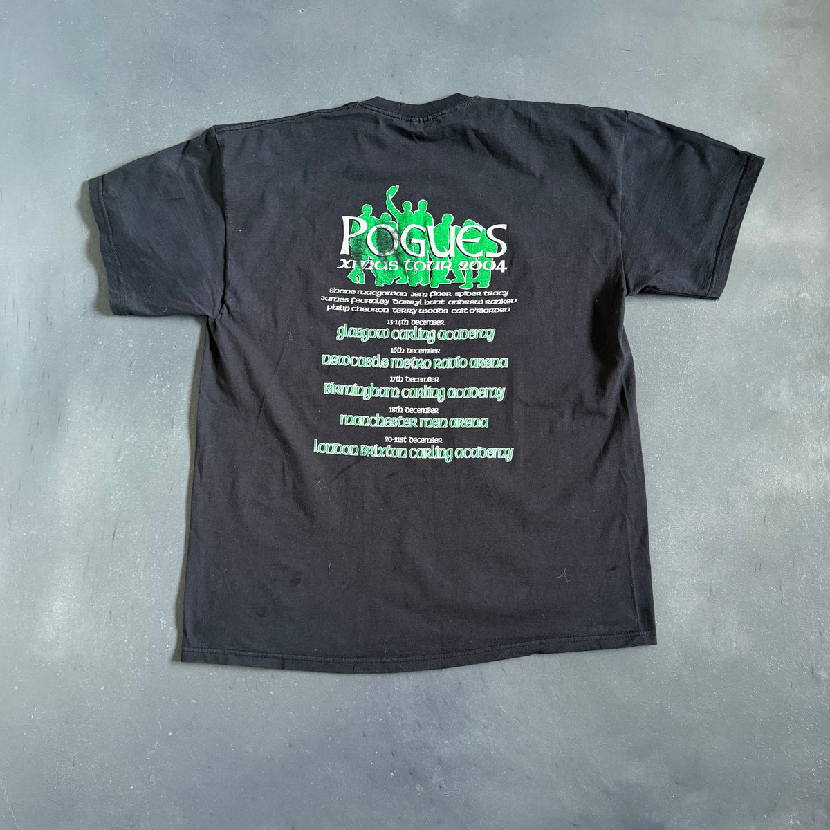 2004 The Pogues UK Tour Tee Size L