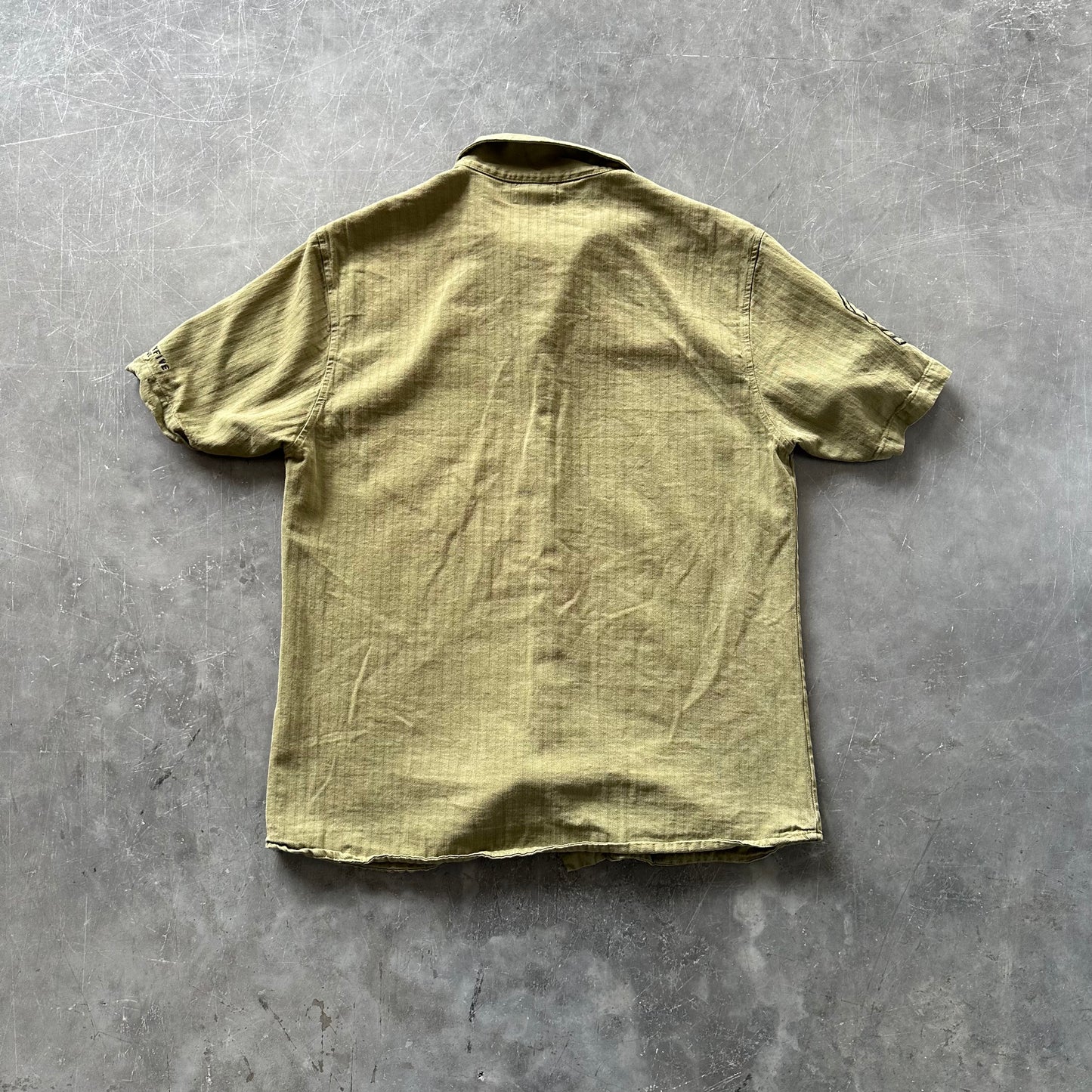 Vintage Military Style Shirt Size Large