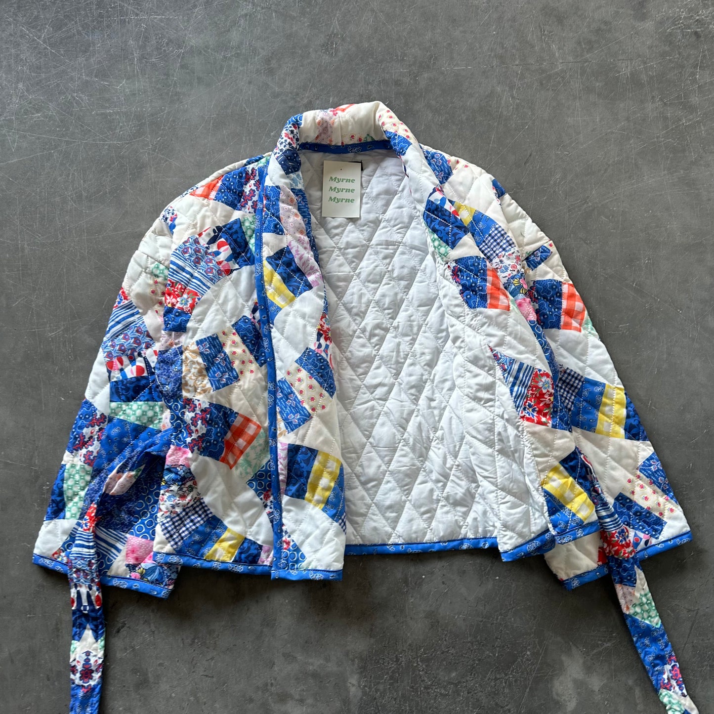 Patchwork Quilted Jacket Size Medium