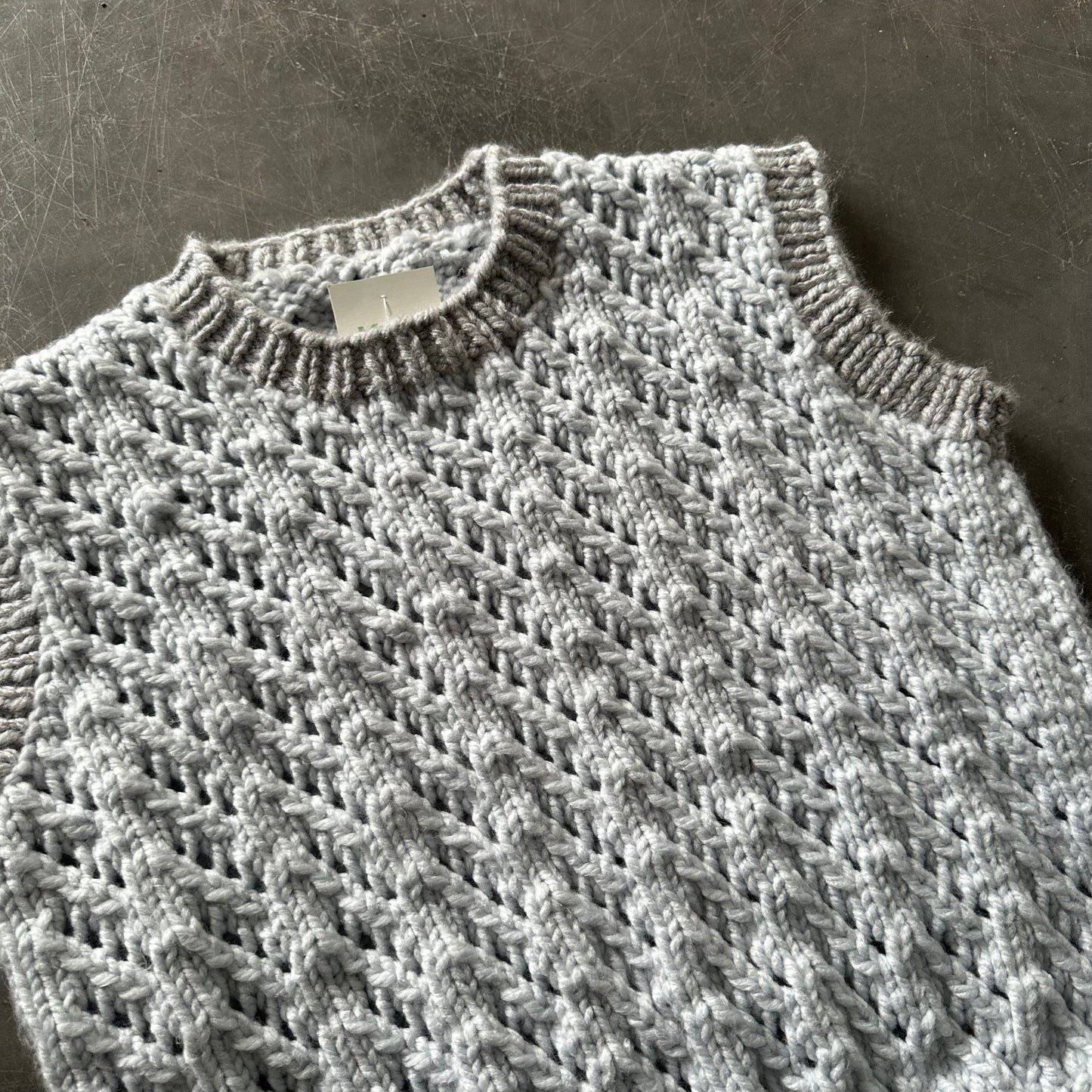 Hand Knitted Chunky Sweater Size L/XL