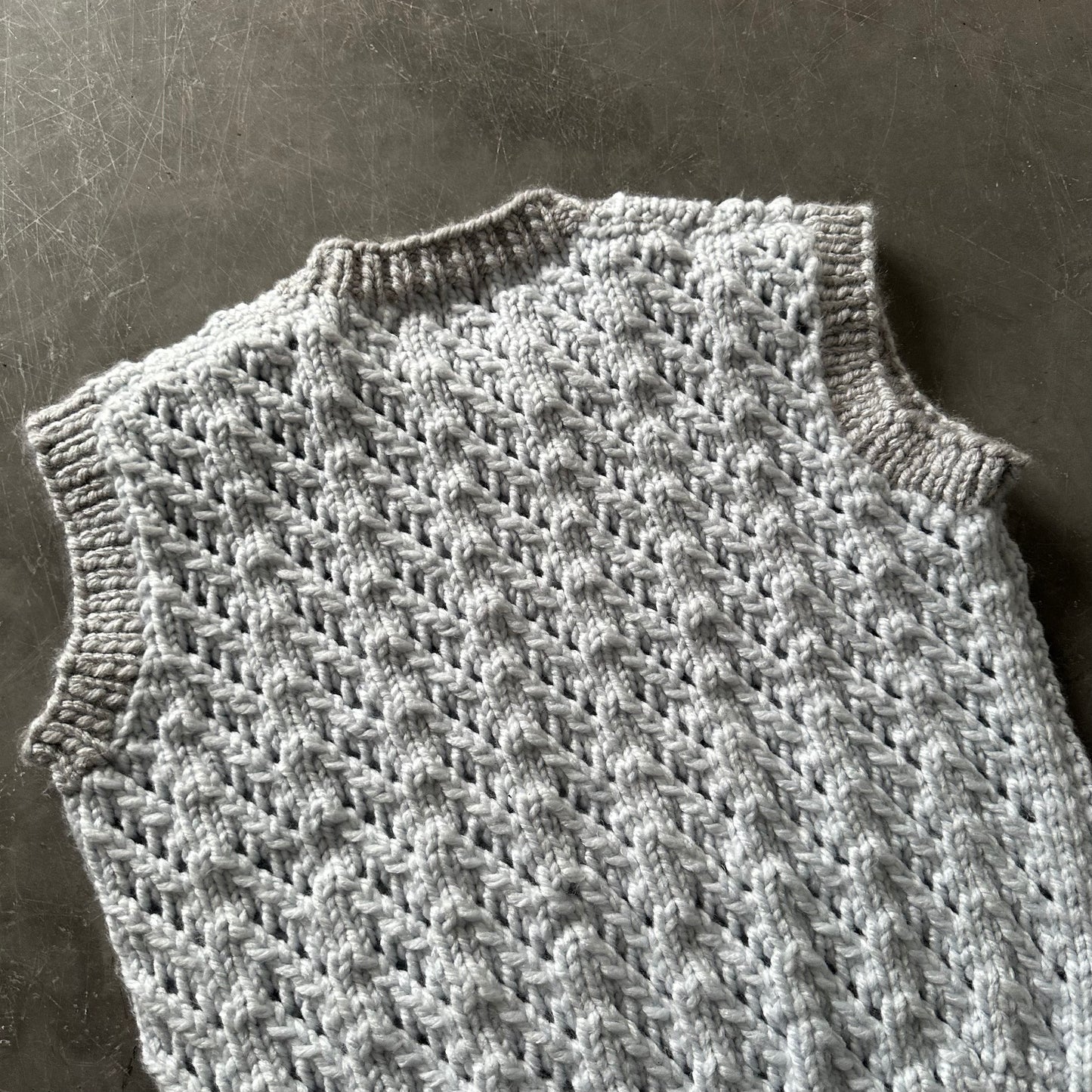 Hand Knitted Chunky Sweater Size L/XL