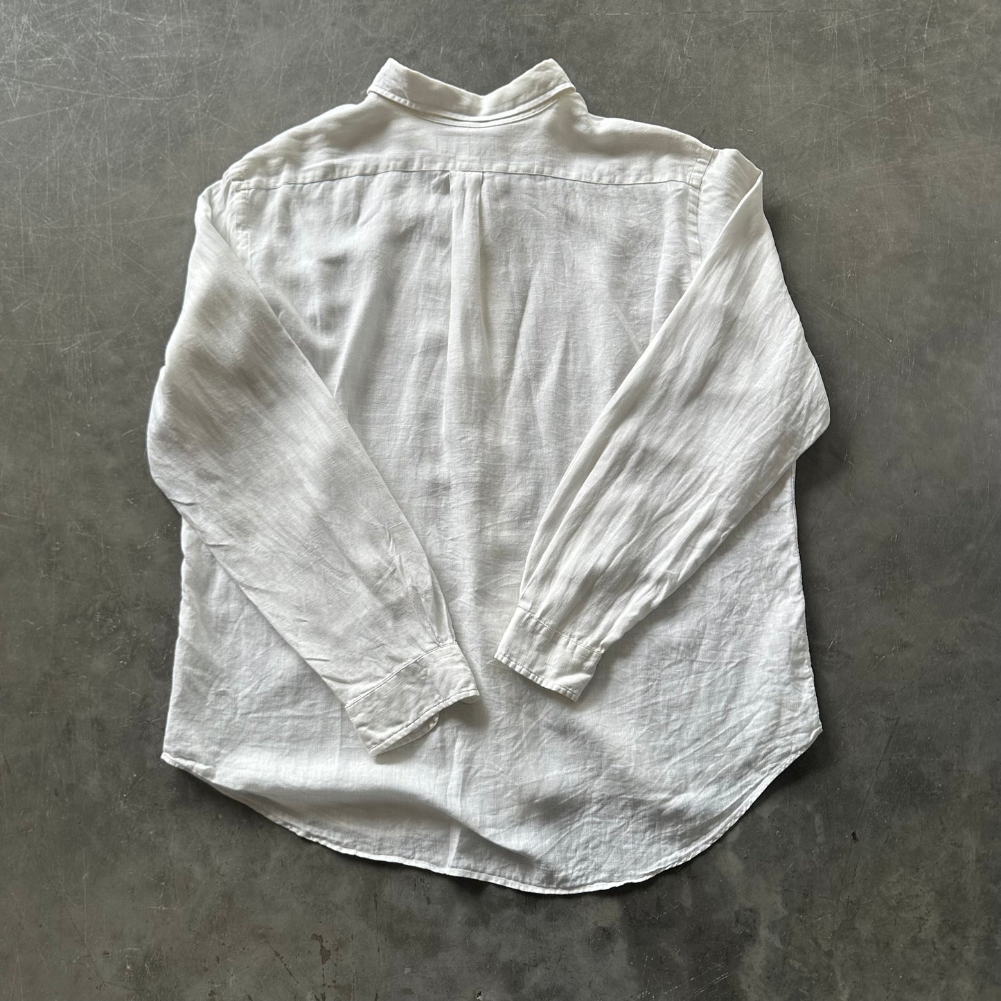 90's Vintage Ralph Lauren Linen Shirt XL