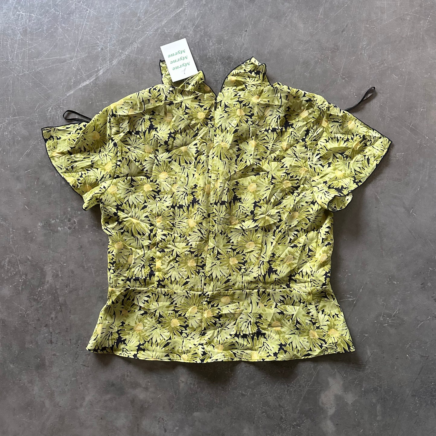 Vintage Floral Blouse UK 10