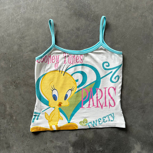 Vintage Tweety Bird Looney Tunes Tank Size M