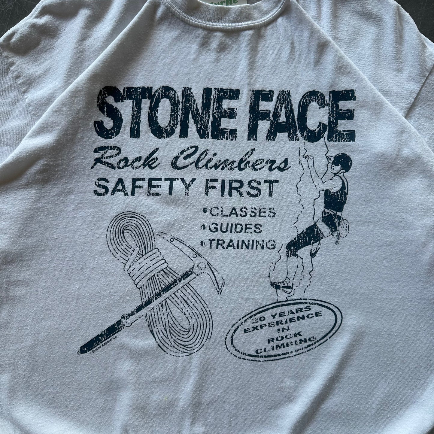 Vintage Rock Climbing Tee Size Large