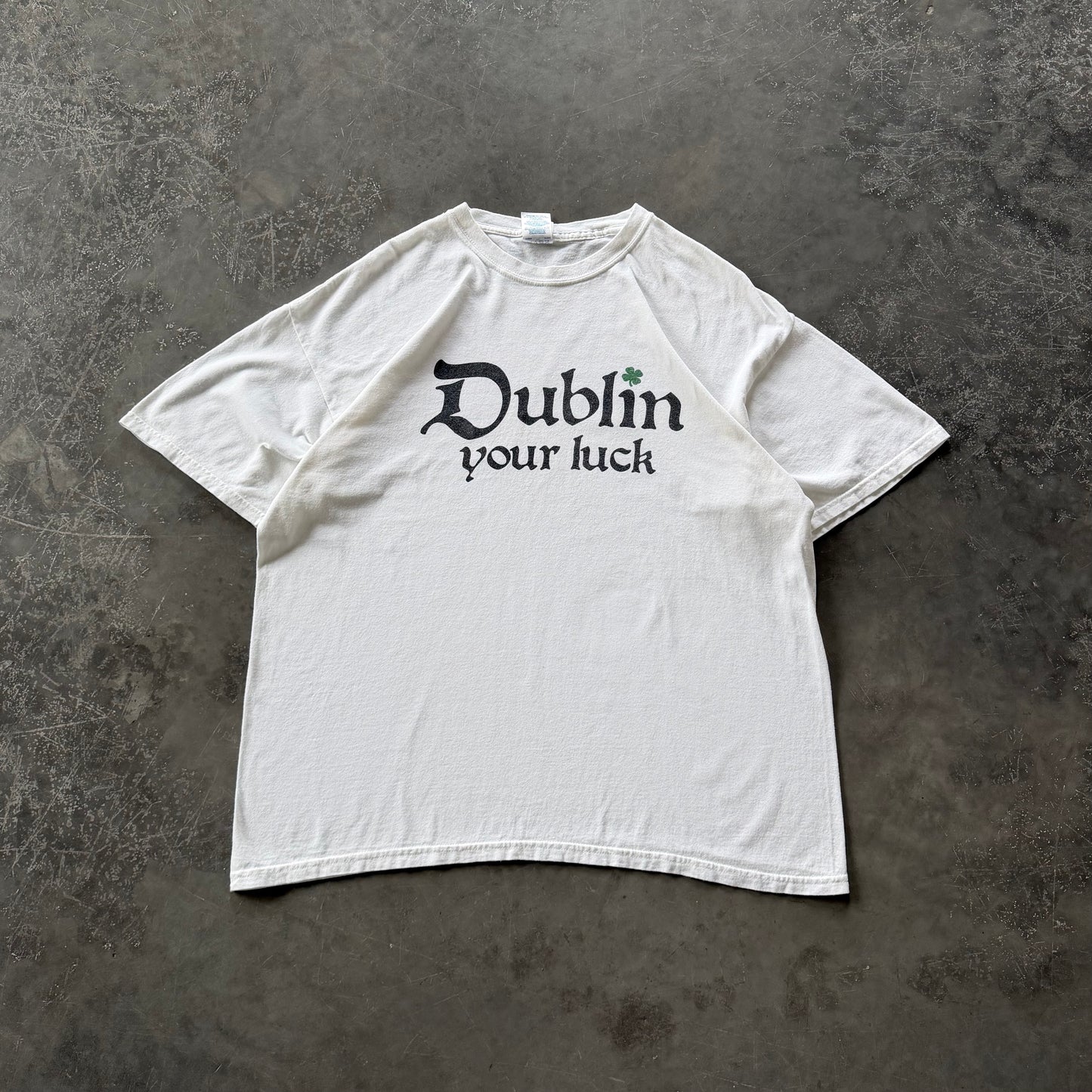 90's Dublin your Luck Tee Size XL