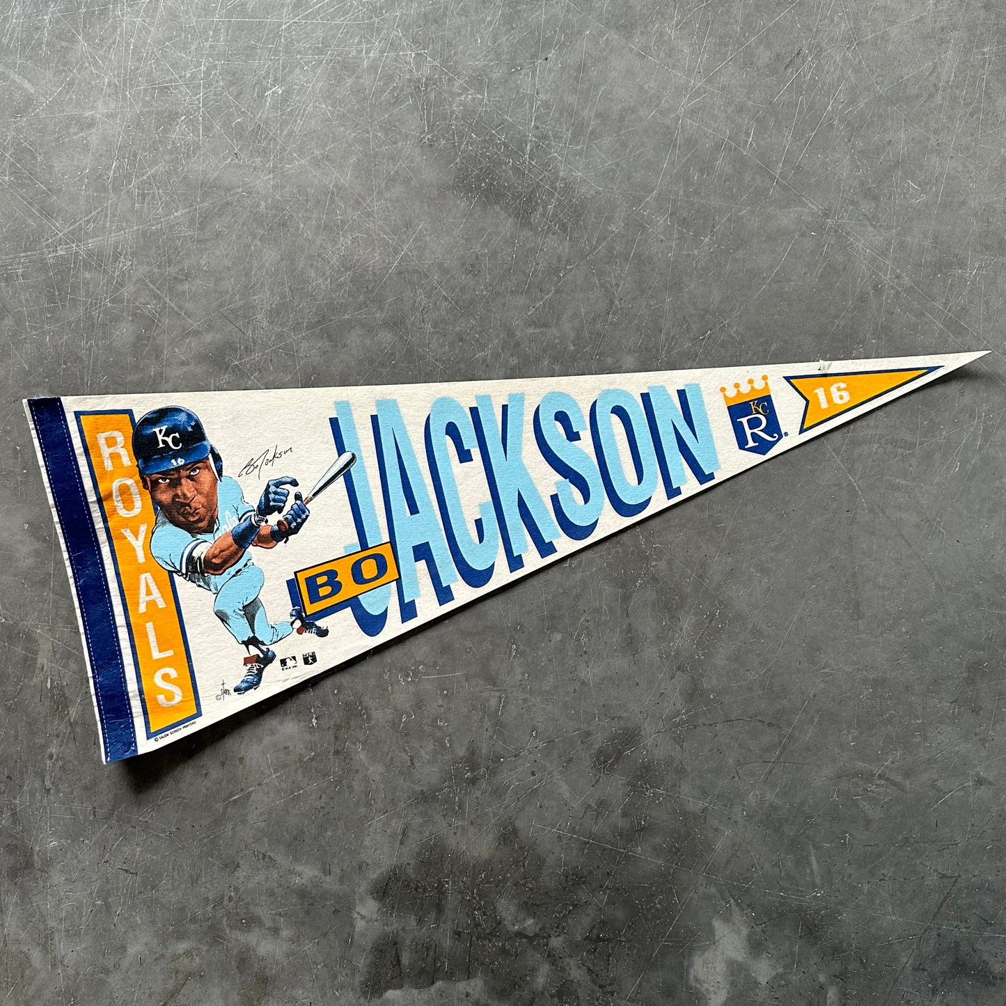 1990 Bo Jackson MLB Pennant