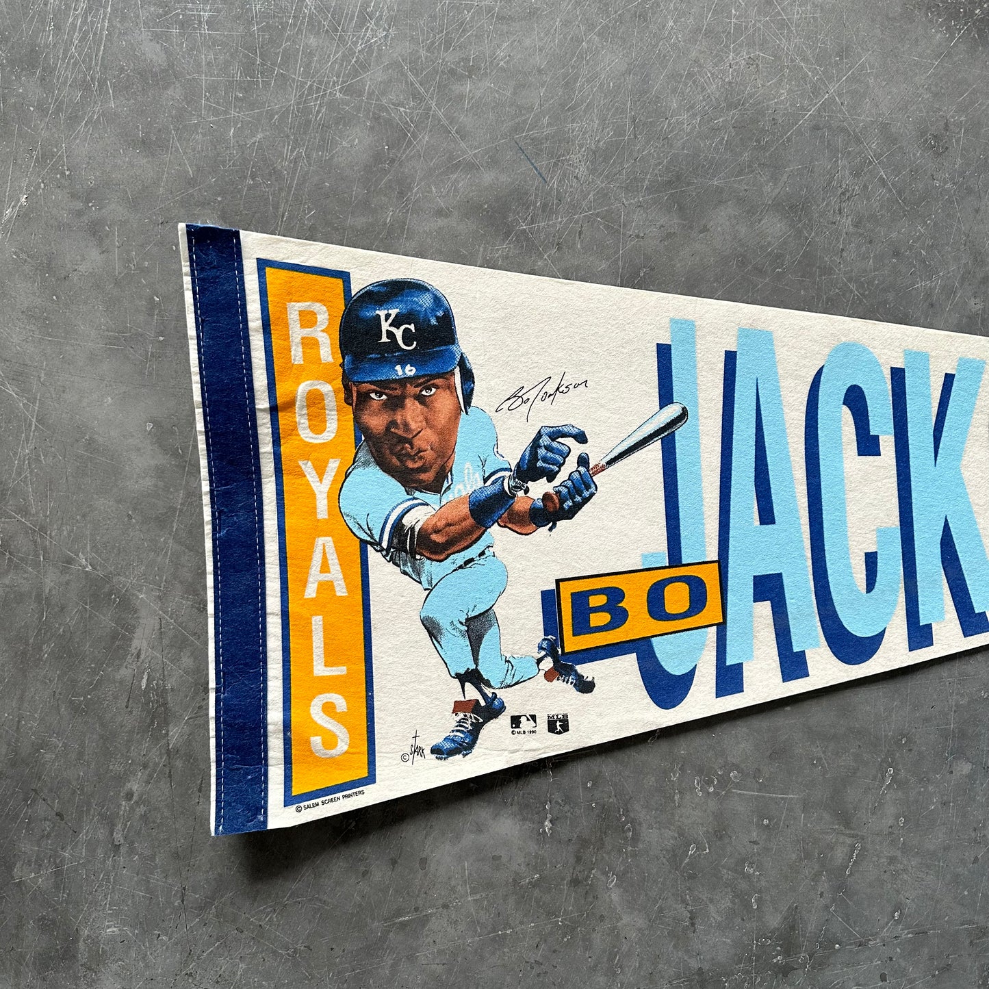 1990 Bo Jackson MLB Pennant