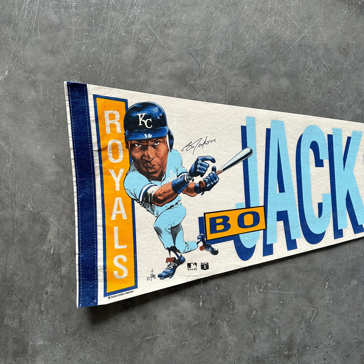 1990 Bo Jackson MLB Pennant