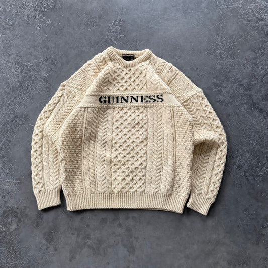 1980's Guinness Carraig Donn Geansaí Size Large