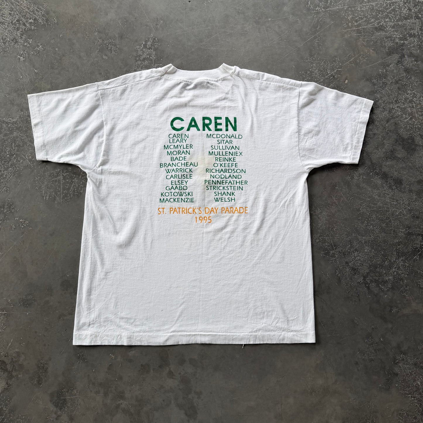 1995 Vintage St Patricks Day Tee Size XL