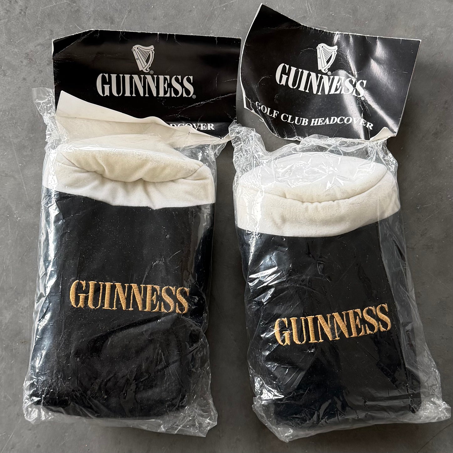 Deadstock Vintage Guinness Driver Covers