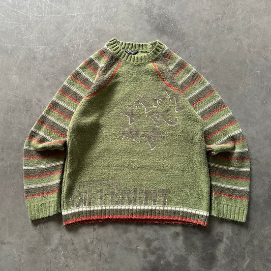 90's Knitted Stripe Sweater Size Small