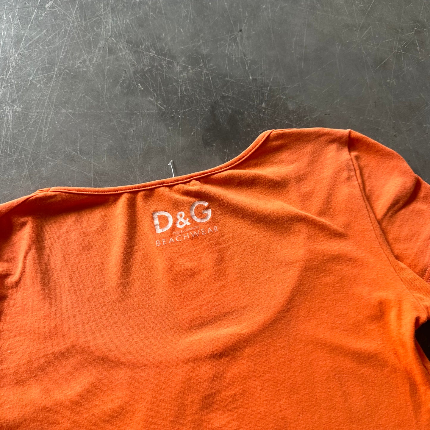 Vintage D&G Scoop Tee Size Small