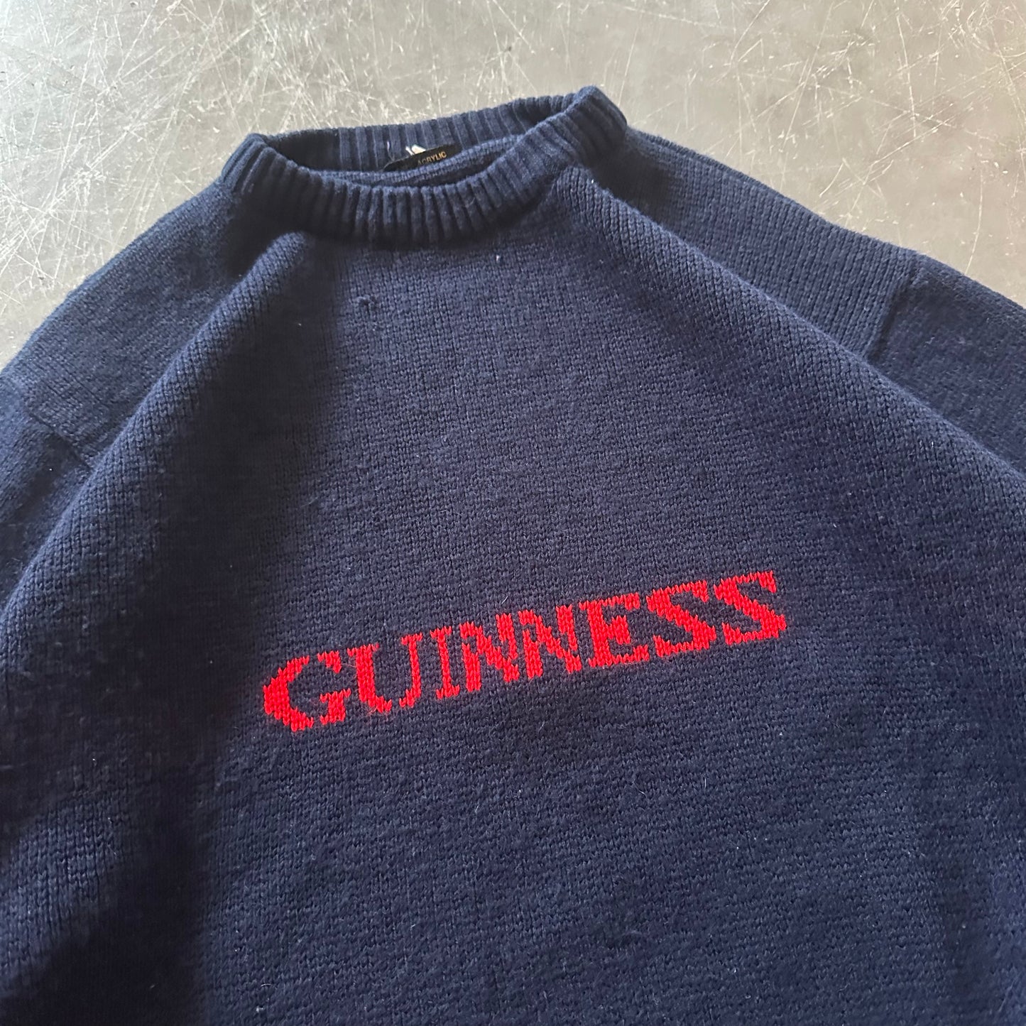 80's Vintage Guinness Knit Size S/M