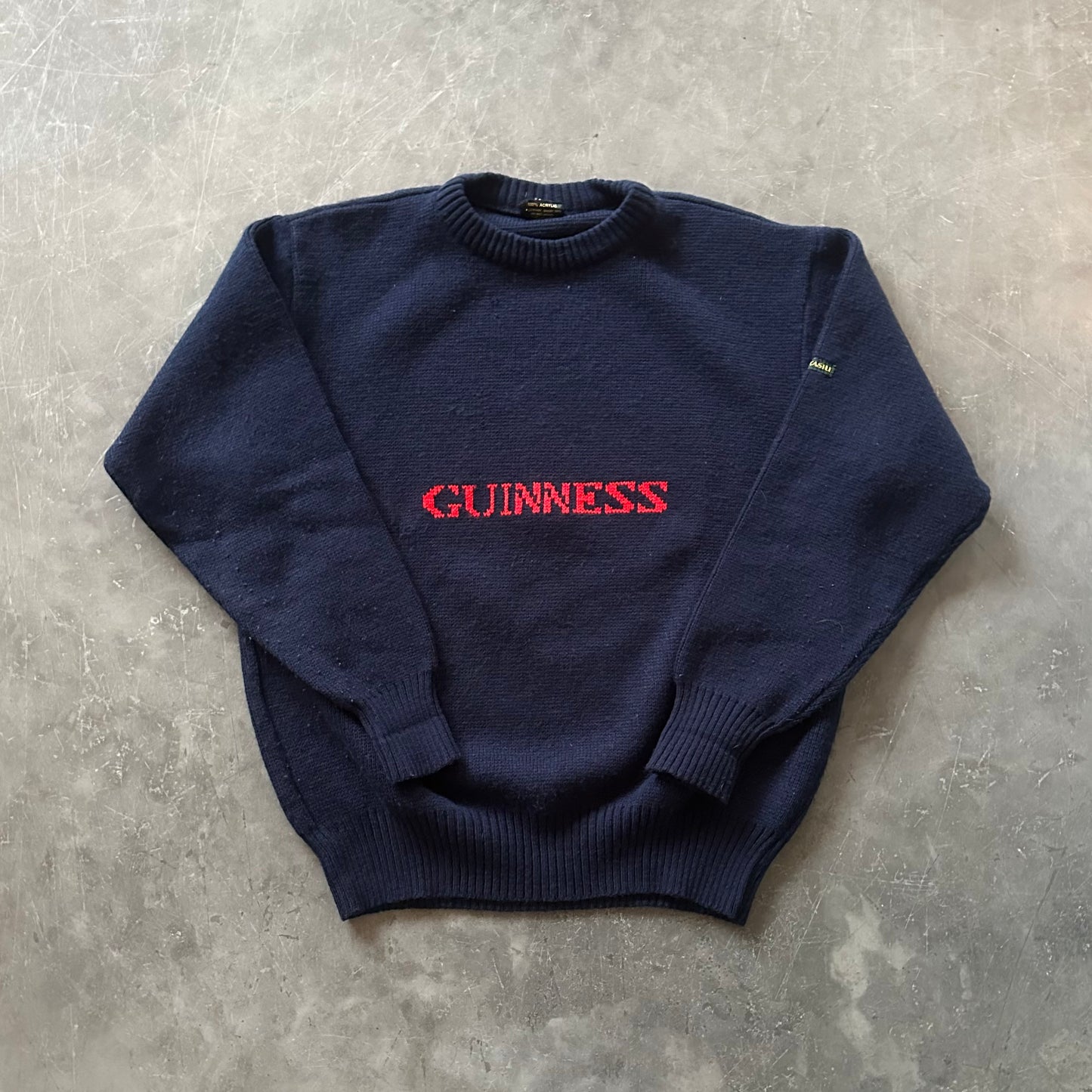 80's Vintage Guinness Knit Size S/M