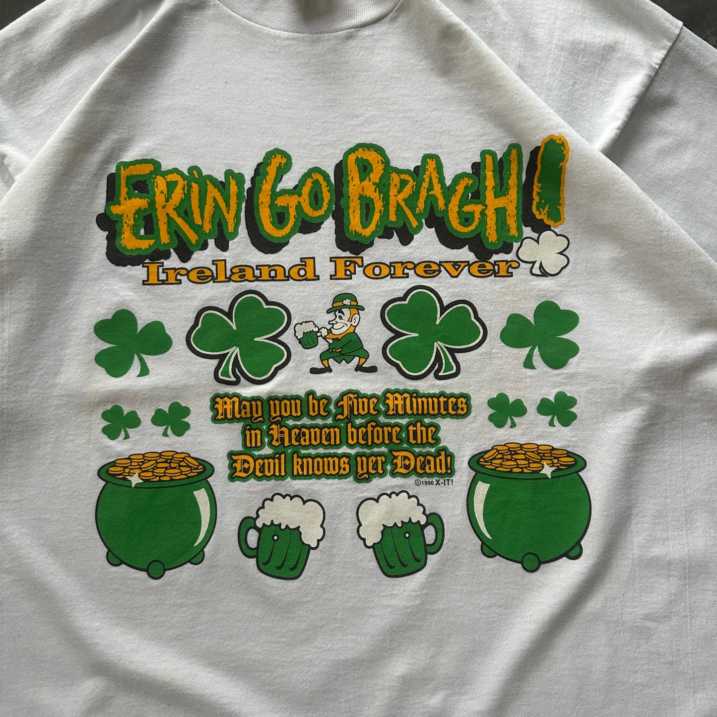 Vintage Erin Go Bragh Tee Size XL