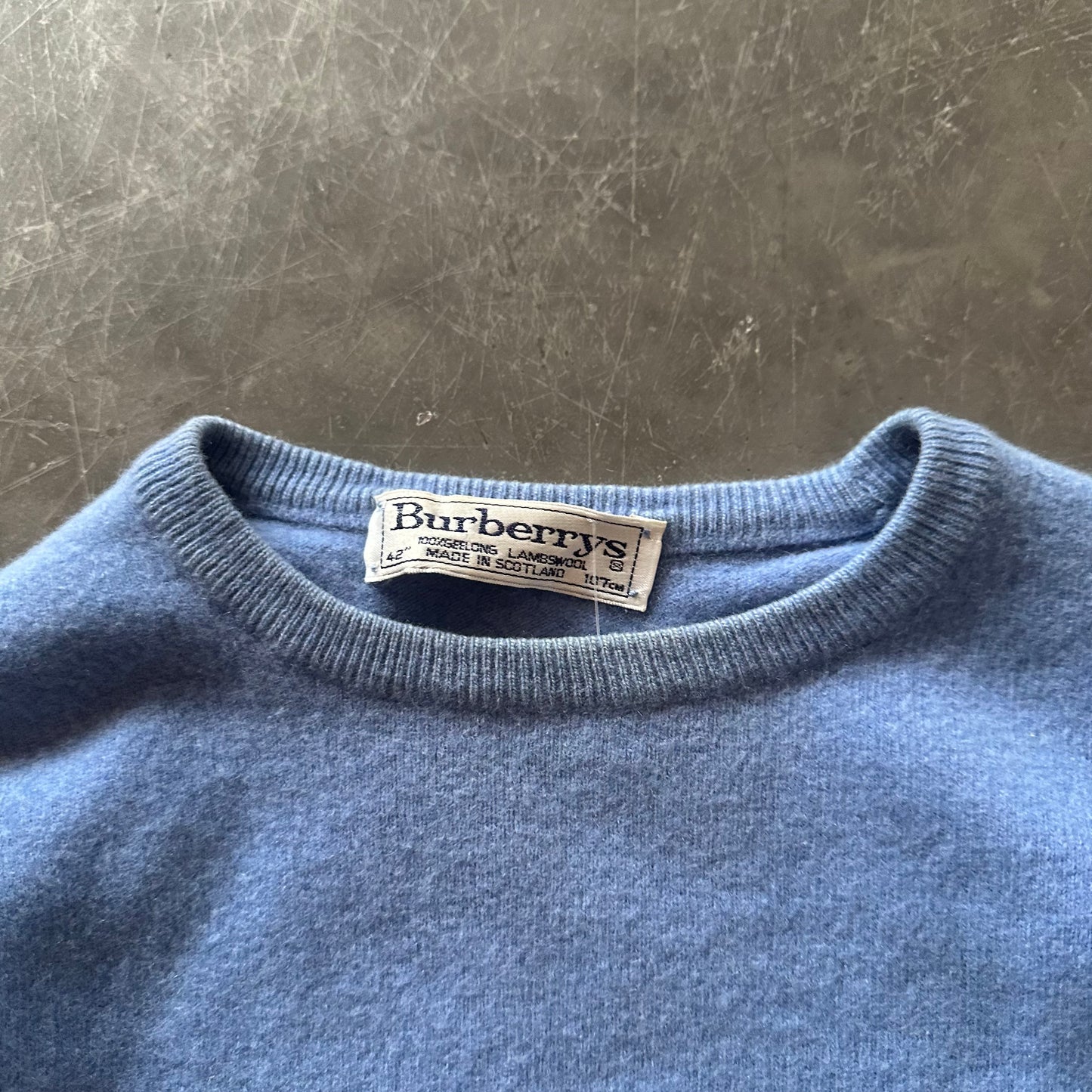 Vintage Burberry Lambswool Sweater Size XS