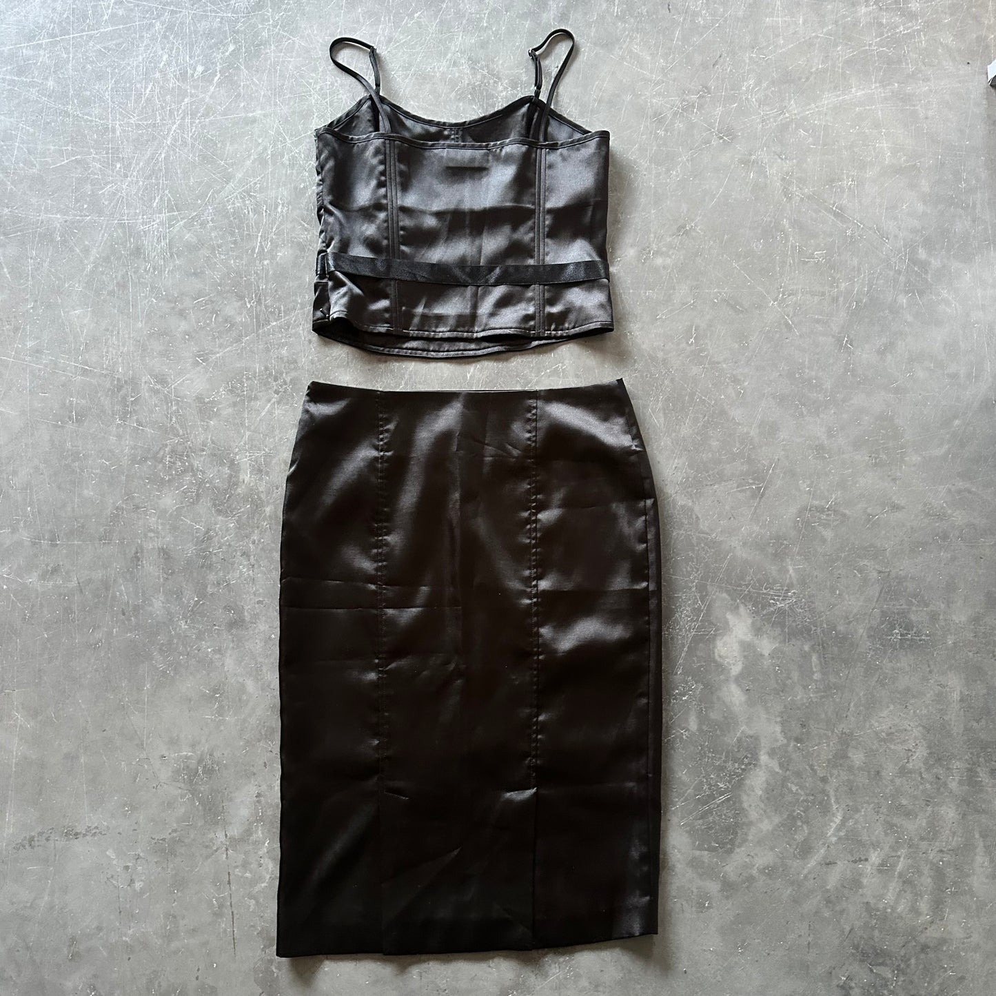 90's Vintage Satin Co-Ord UK 10