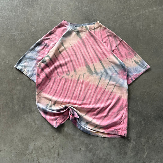 90's Vintage Faded Tie-Dyed Tee Size Large