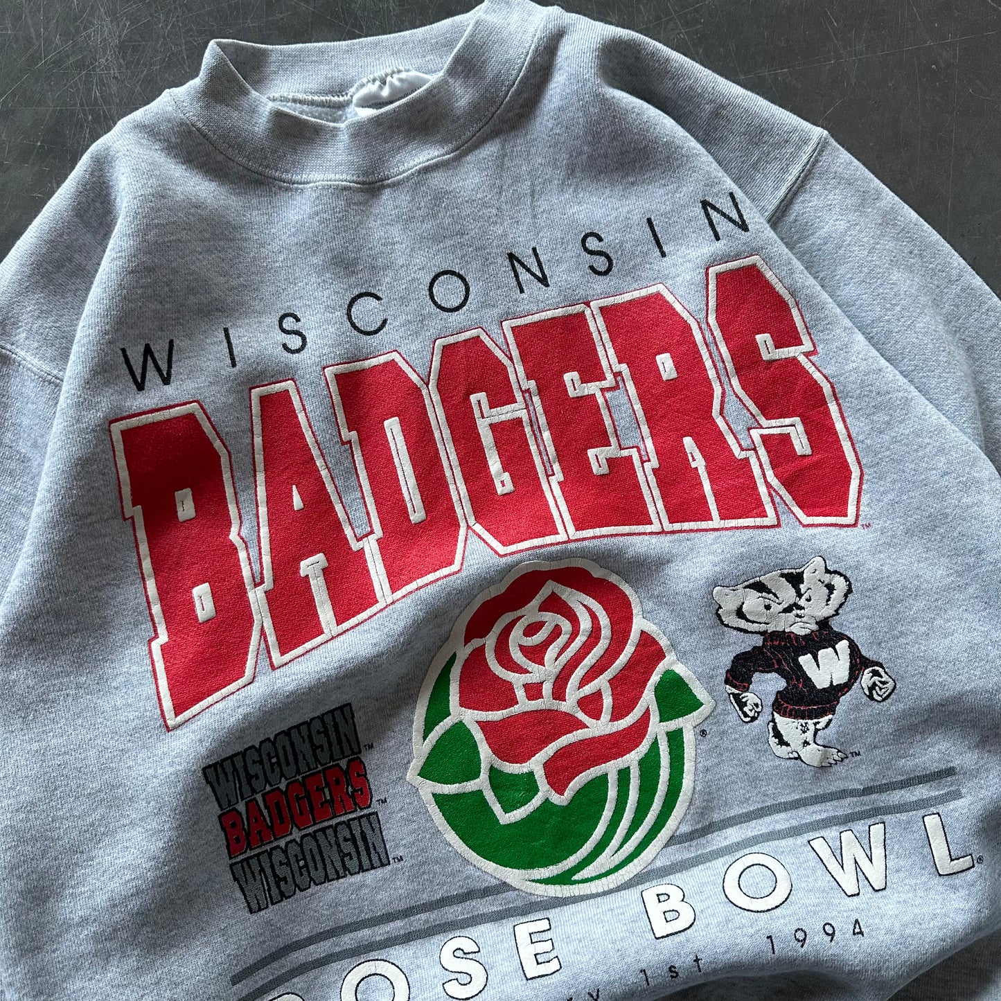 1994 Vintage Wisconsin Badgers Sweatshirt Size XS