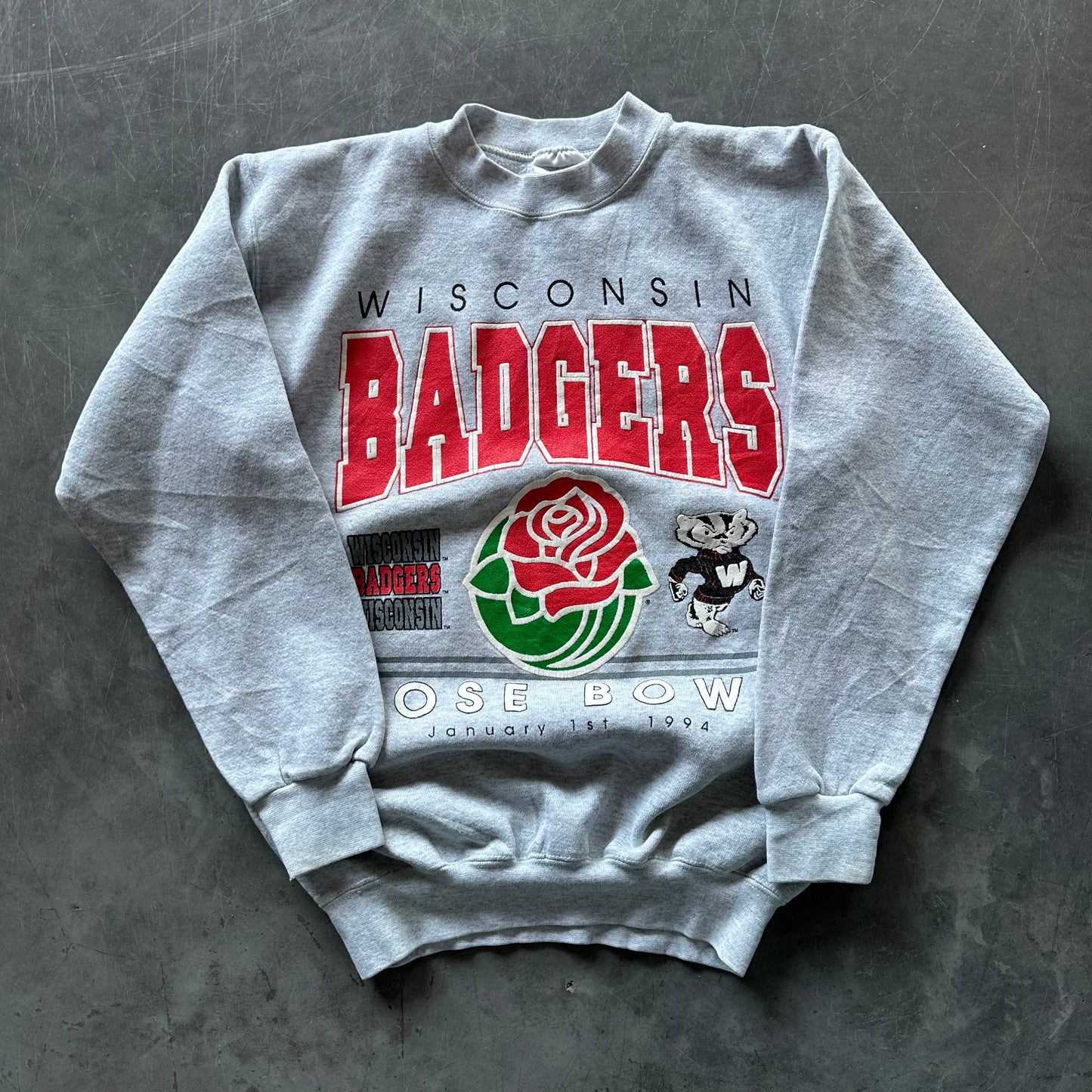 1994 Vintage Wisconsin Badgers Sweatshirt Size XS