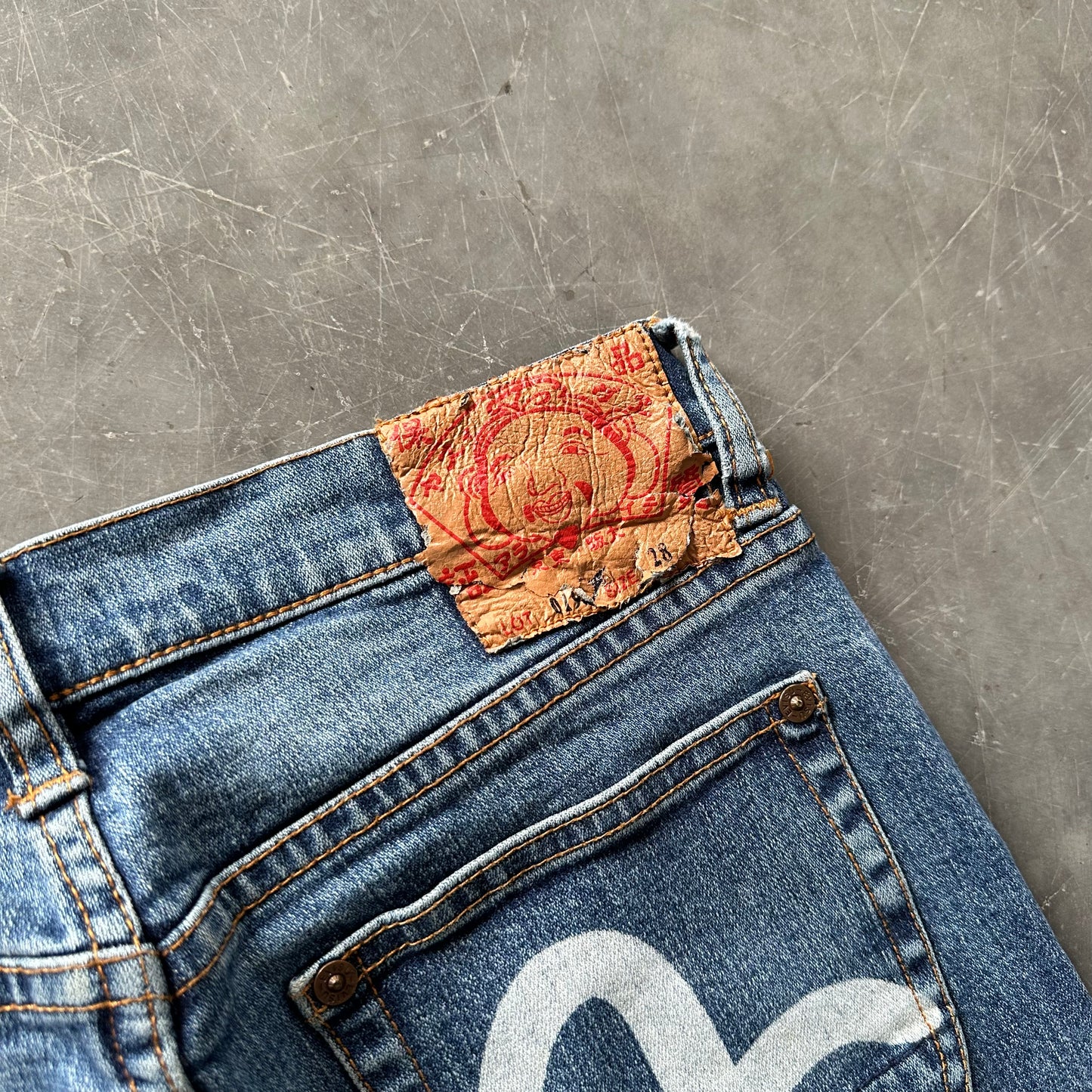 Vintage Evisu Denim W28 Reg