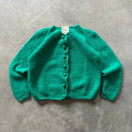 Hand Knitted Vintage Cardigan Size Large