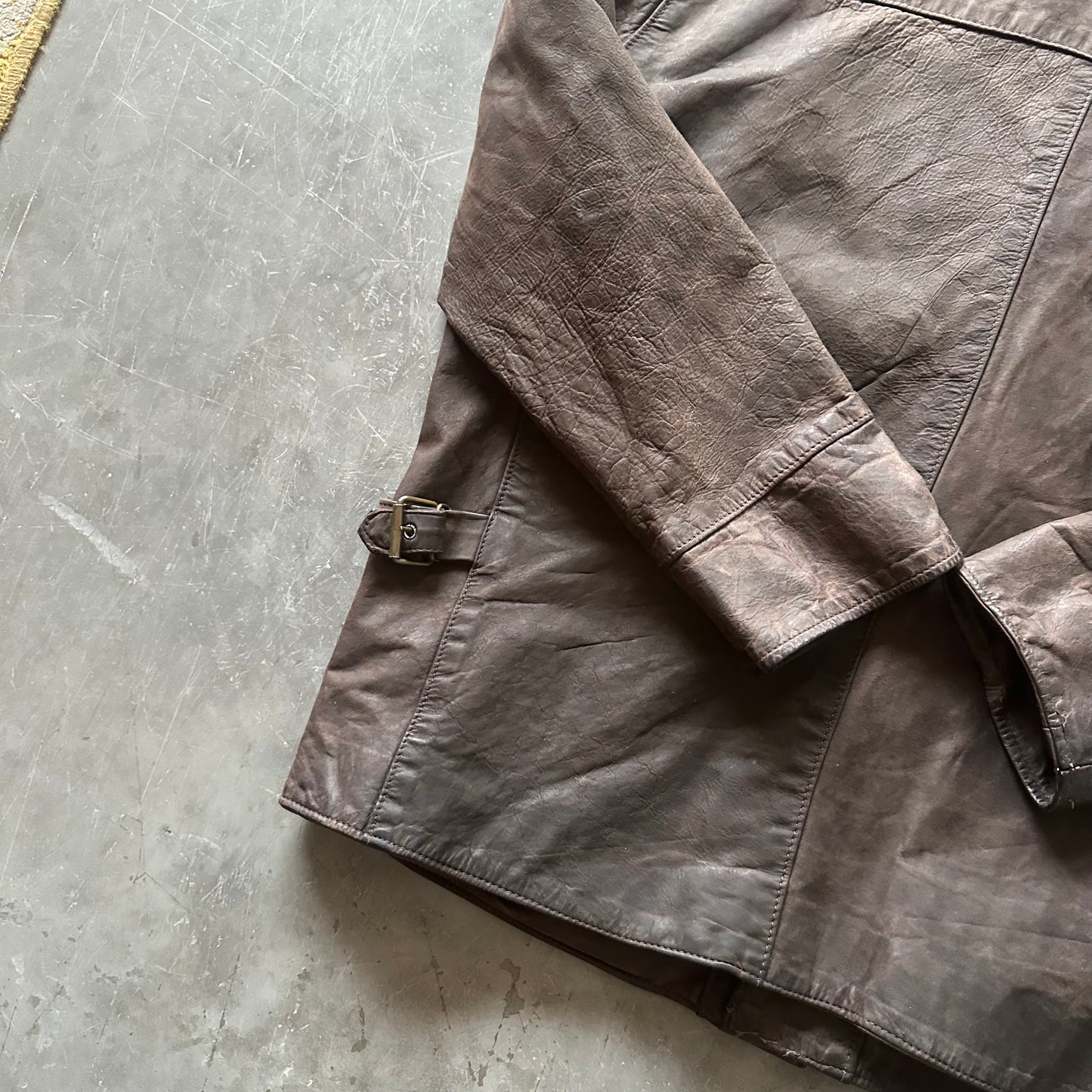 Vintage Leather Jacket Size Large