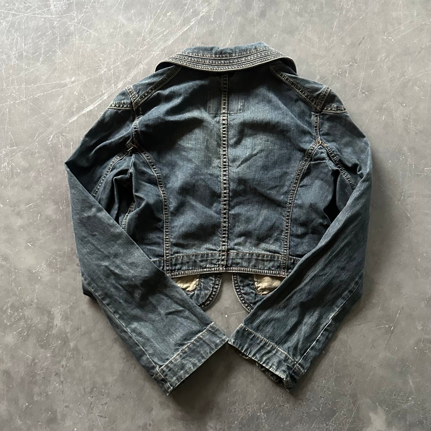 Vintage Denim Jacket Size UK 10