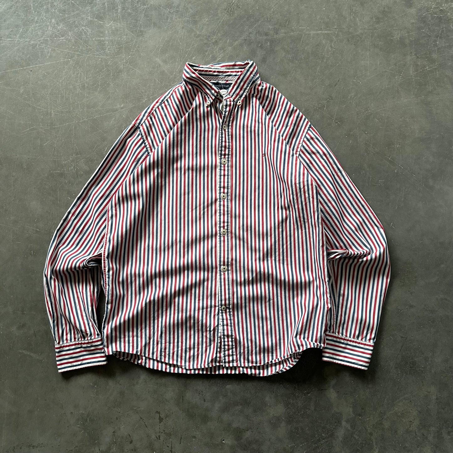 Vintage Tommy Hilfiger Striped Shirt Size L