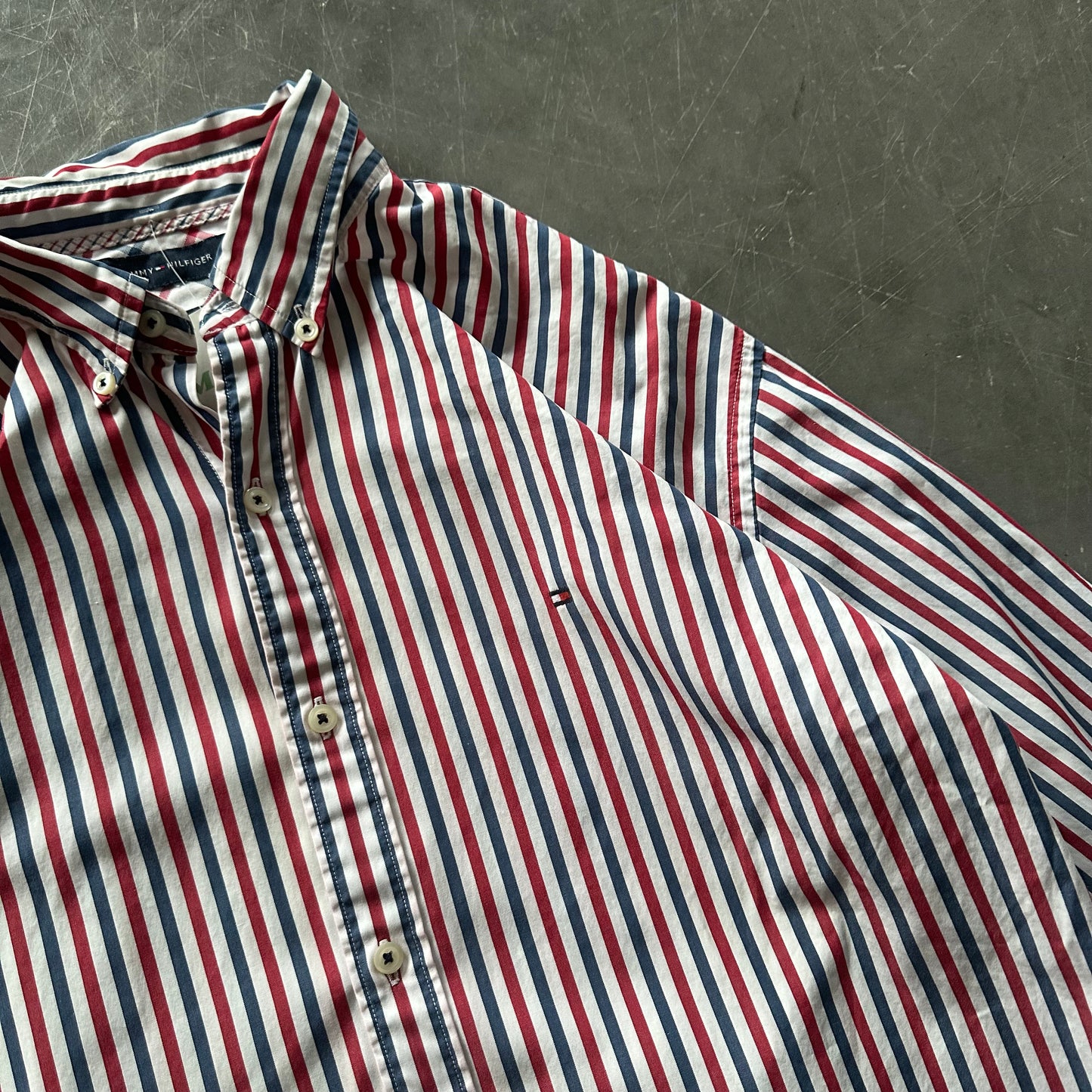 Vintage Tommy Hilfiger Striped Shirt Size L