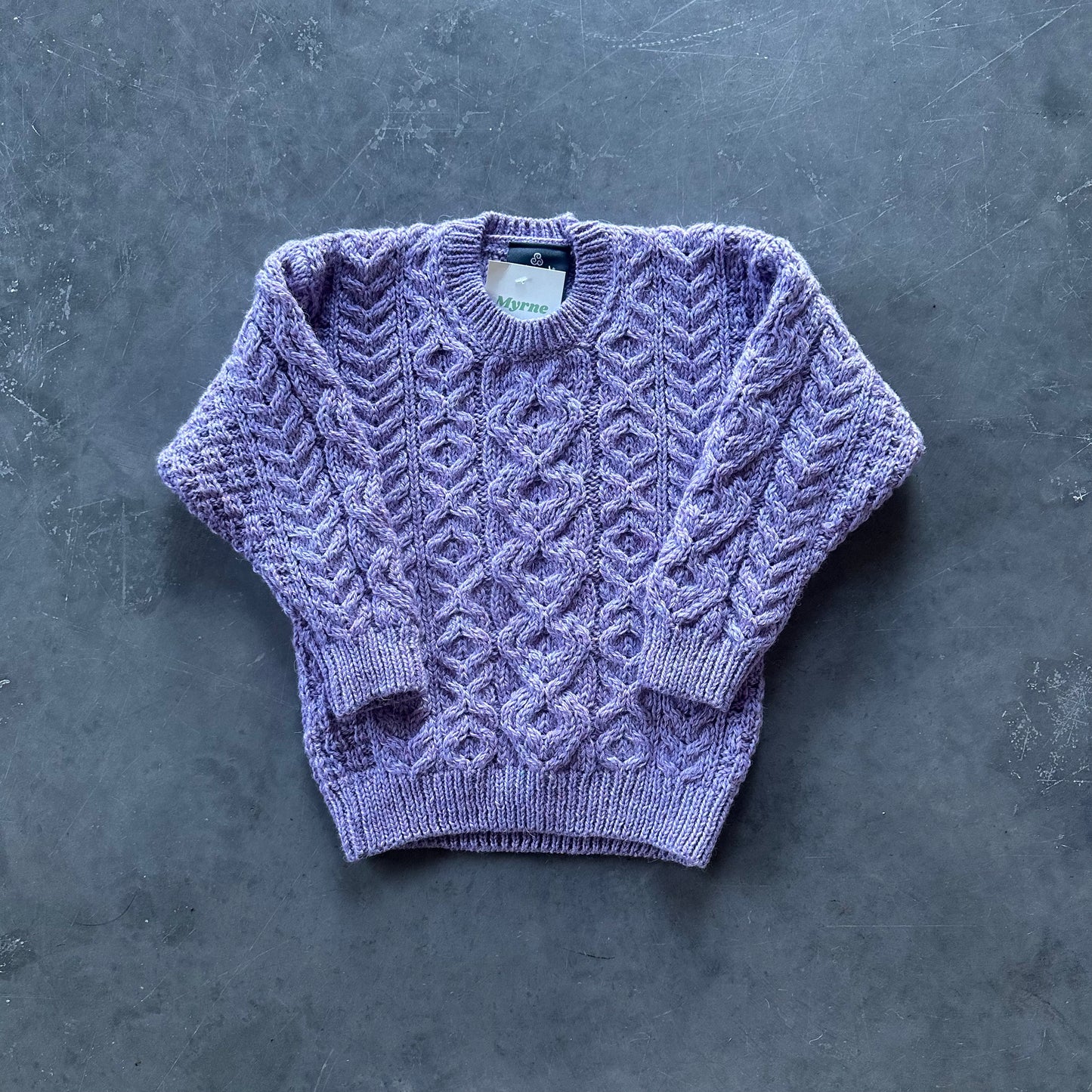 Vintage Aran Knit Kids Age 5