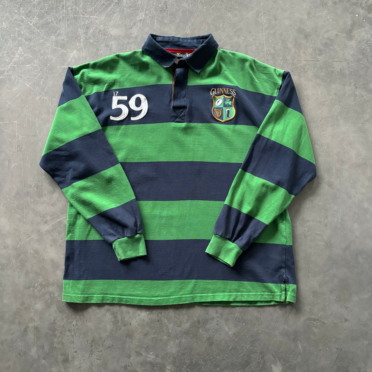 Vintage Guinness Rugby Shirt Size 2XL