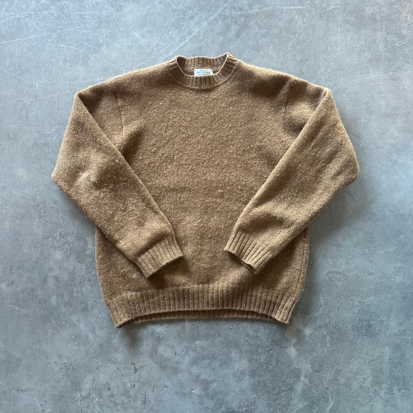 Vintage Shetland Wool Sweater Size Large