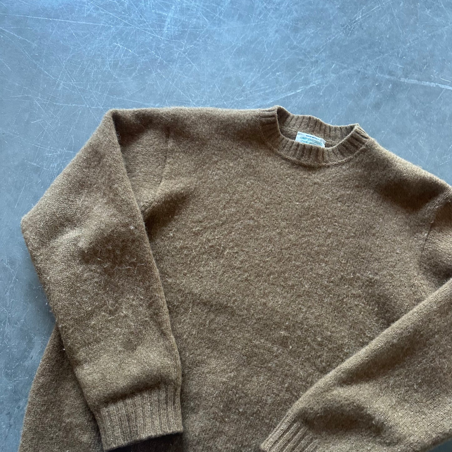 Vintage Shetland Wool Sweater Size Large