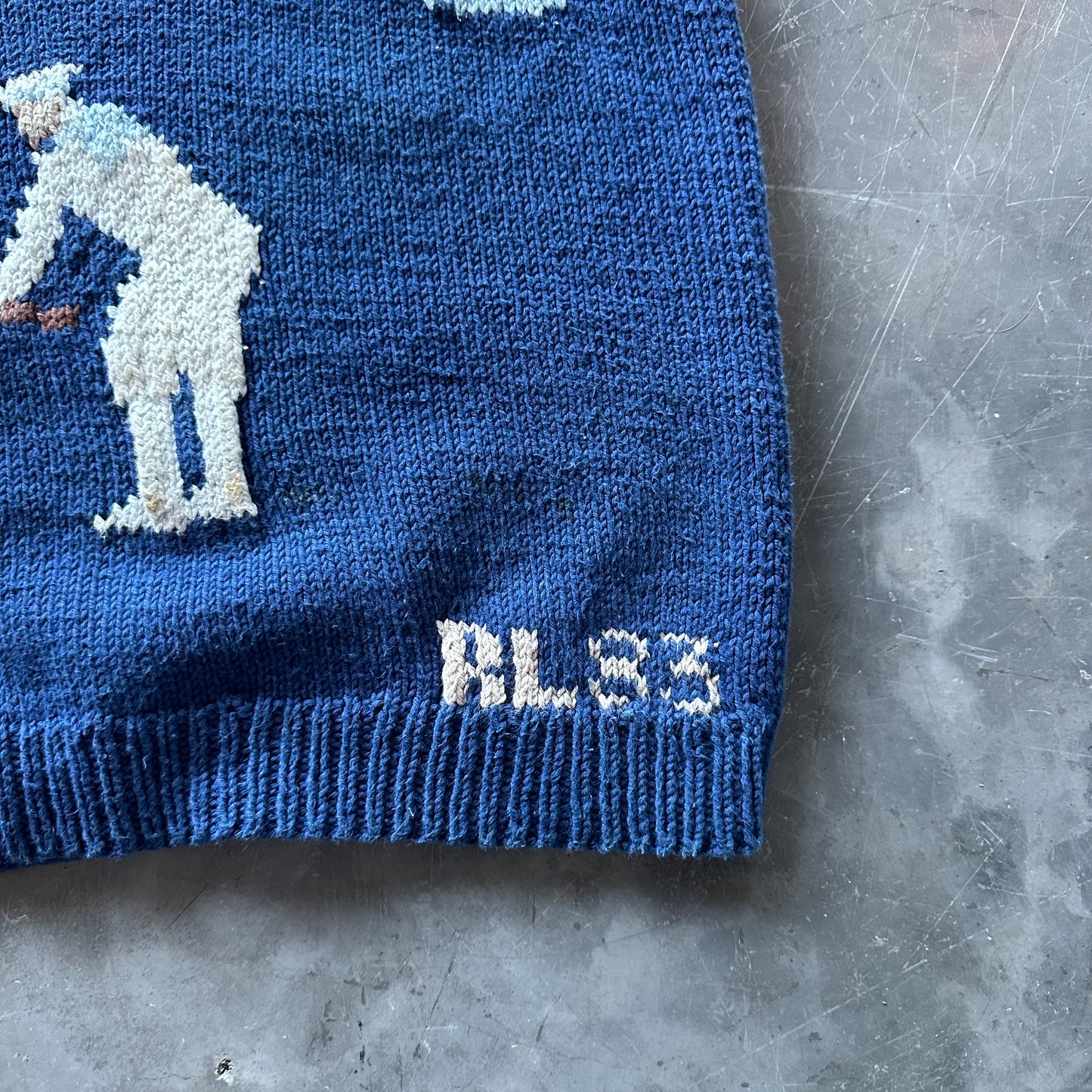 1983 Rare Ralph Lauren Hand-Knitted Sweater