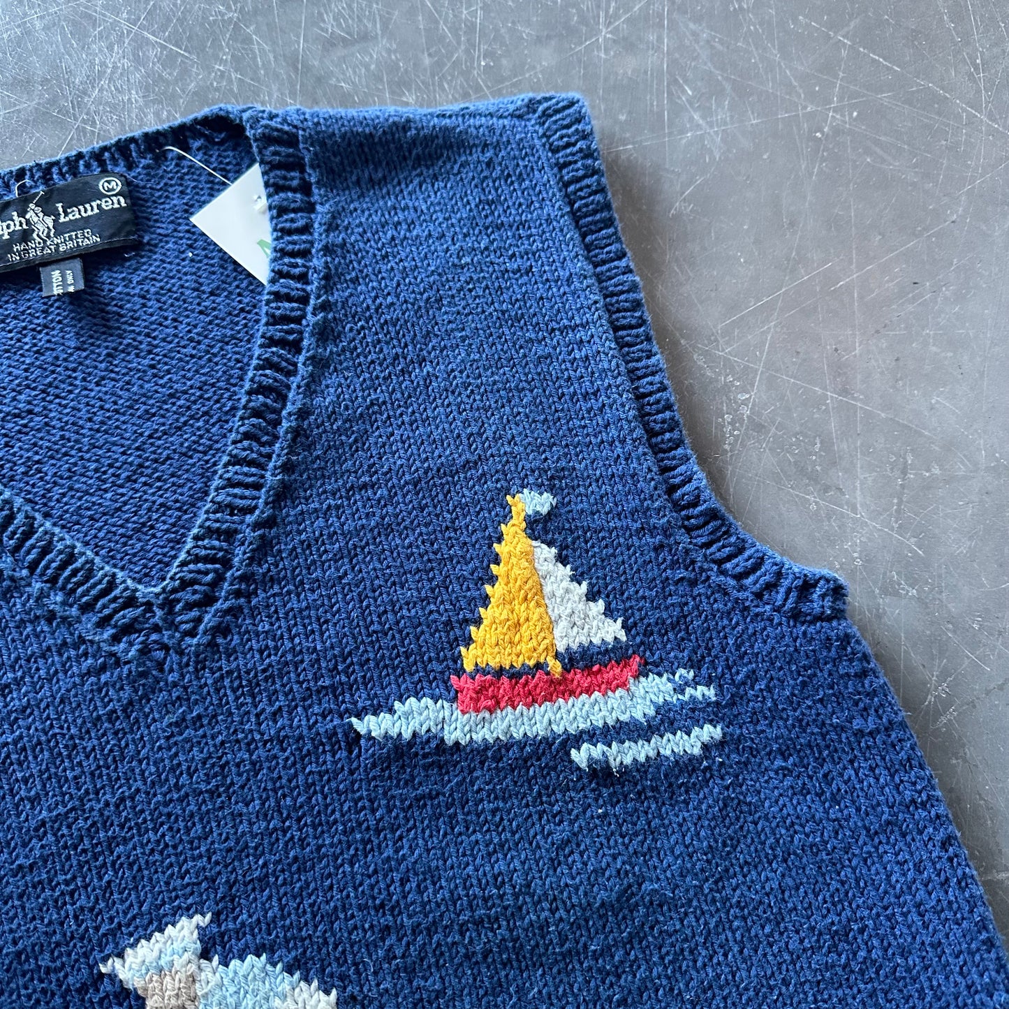 1983 Rare Ralph Lauren Hand-Knitted Sweater