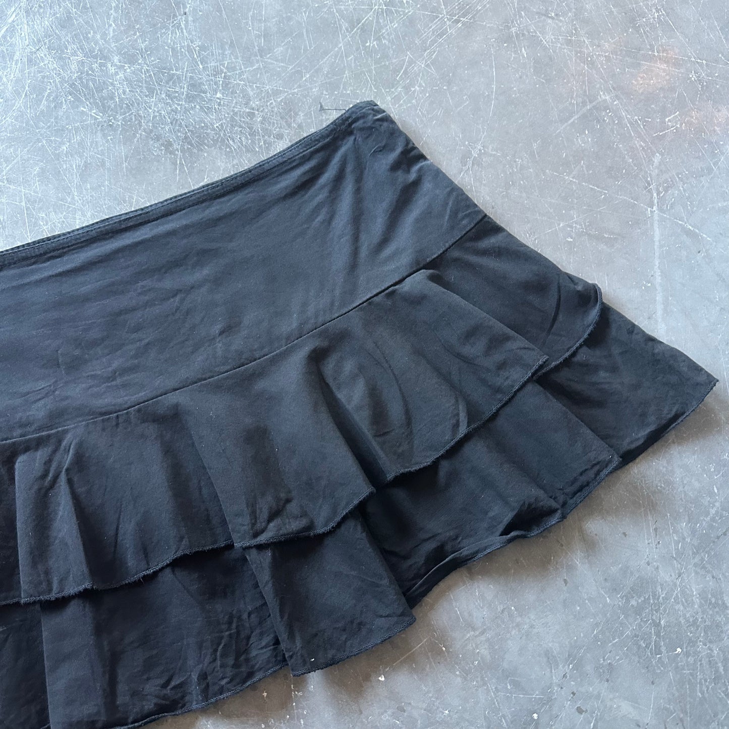 Vintage Frill Mini Skirt UK 8